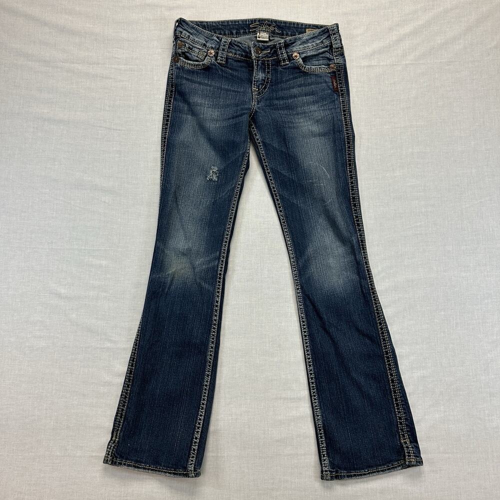 Silver Jeans Frances 18 Bootcut Jeans Women’s 27x31 Medium Wash Stretch Denim